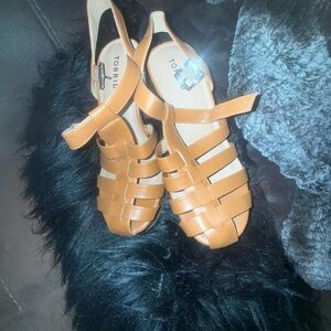 Torrid Tan Strappy Sandals